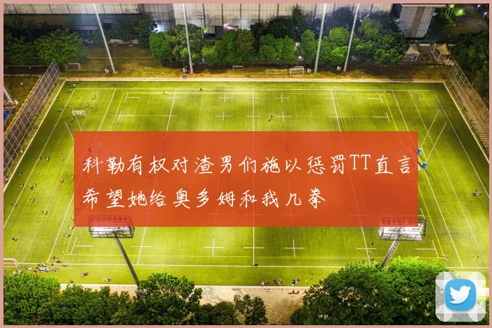 科勒有权对渣男们施以惩罚TT直言希望她给奥多姆和我几拳